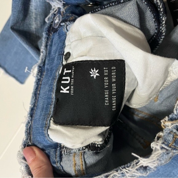 Kut from the Kloth Connie Fab Ab Skinny Raw Hem- Sz 2 - Picture 4 of 7